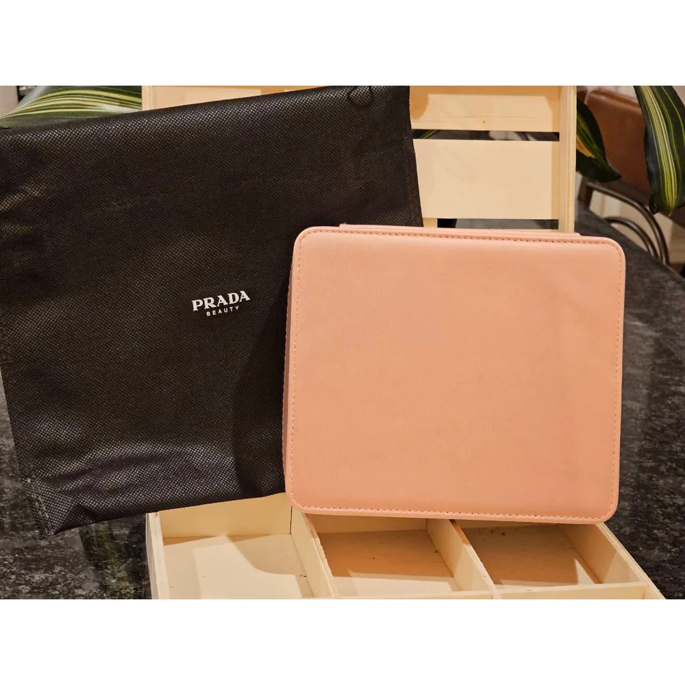 Prada Black & Pink Square Hard Travel Case NWT - Picture 6 of 17